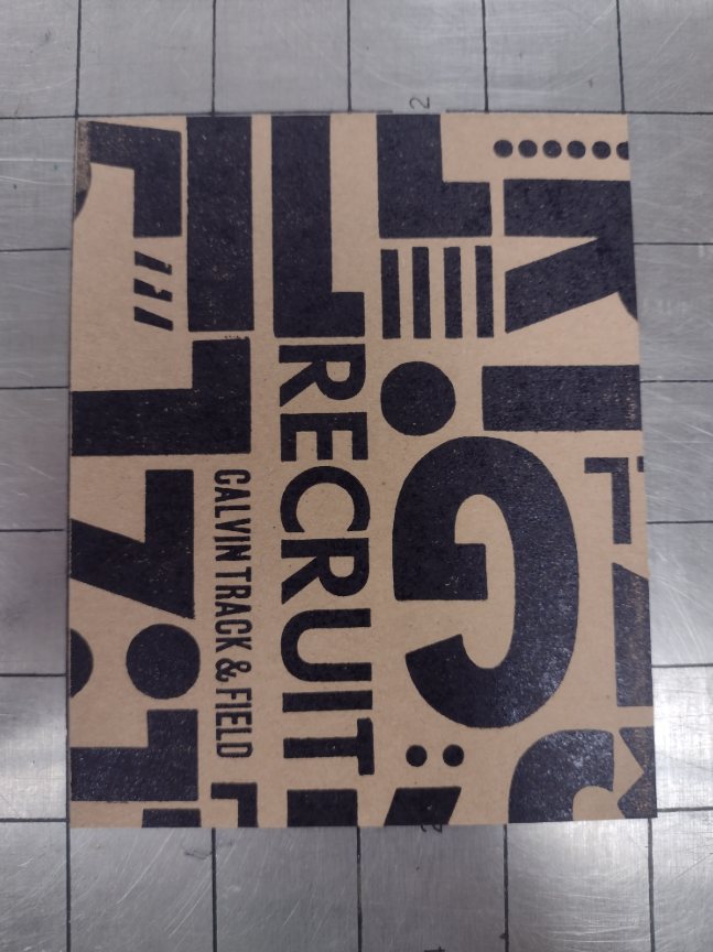 Letterpress-printed card set